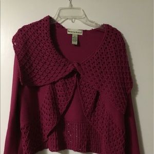 Fall Sweater with Crochets